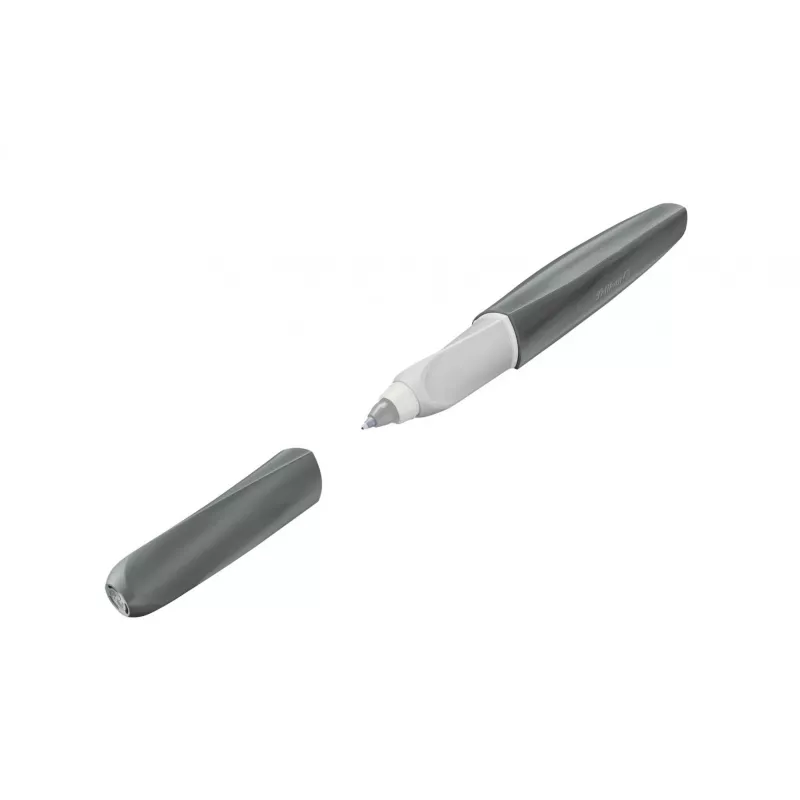 Rašiklis Pelikan Twist eco Blue Pilka sklandus rašymas ir patogumas