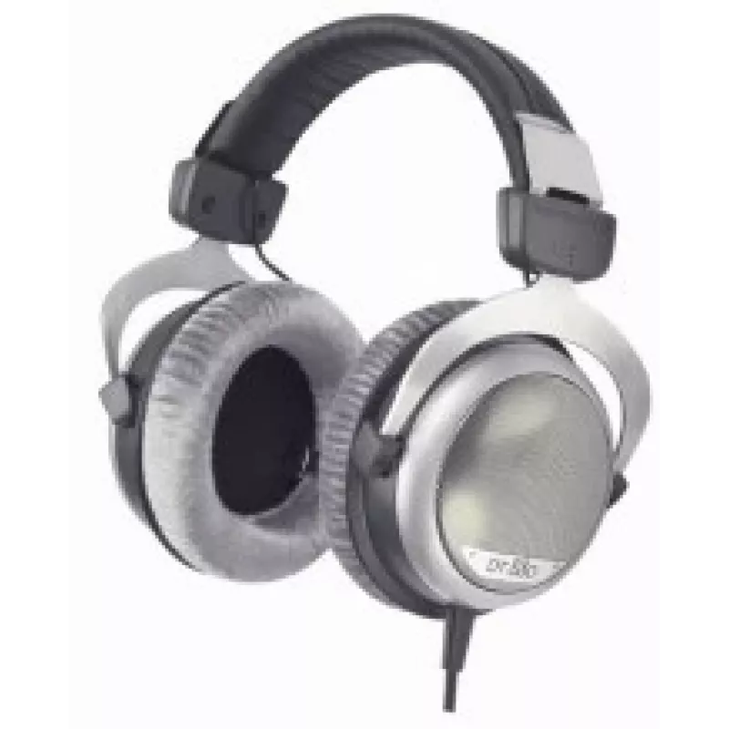 Ausinės Beyerdynamic DT 880 laidinės pusiau atviros stereofoninės antausinės juodos sidabrinės