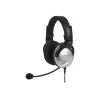 Koss SB45 ausinės su laidu, lankeliu, skirtos skambučiams/muzikai, juodos, sidabrinės