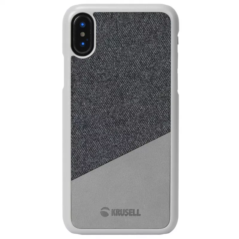 Krusell Tanum dėklas iPhone XS Max 16,5 cm pilkas