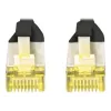 Tinklo kabelis Digitus CAT 6A S/FTP RJ-45 2m juodas