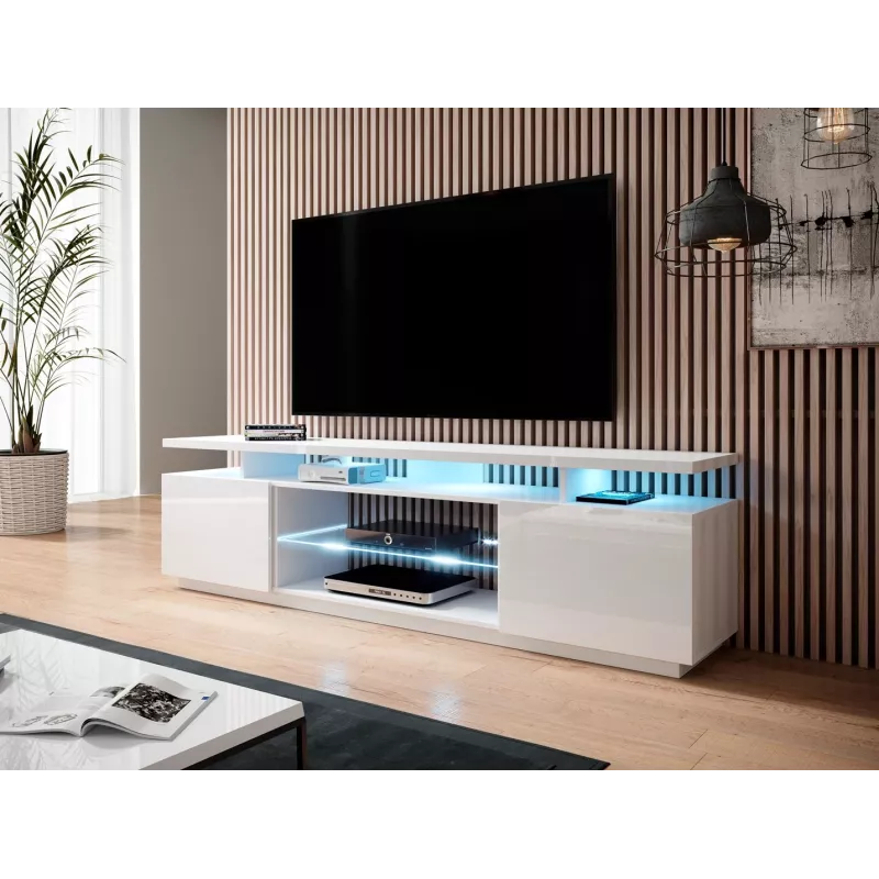 RTV spintelė EVA 180x40x56 baltas/baltas blizgus
