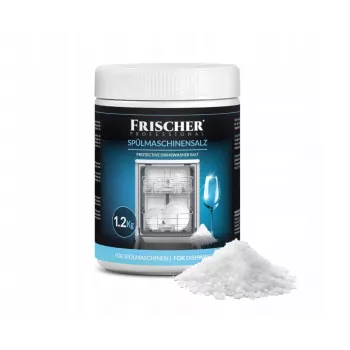 Indaplovės druska FRISCHER FR00101_1200, 1,2 kg, vandens minkštinimo druska plastikiniame indelyje