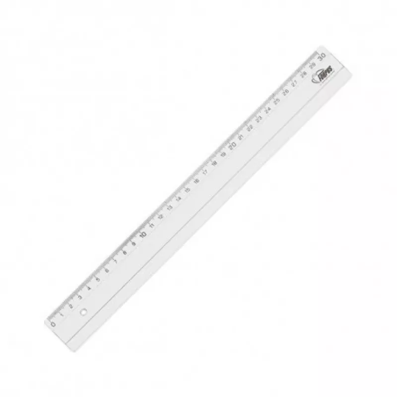 Liniuotė Forpus, plastikinė, permatoma, 30 cm 1225-023