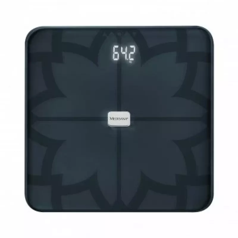 Medisana BS 450 kūno analizės svarstyklės, maks. 180 kg, juodos, Bluetooth, ITO jutikliai (40510)