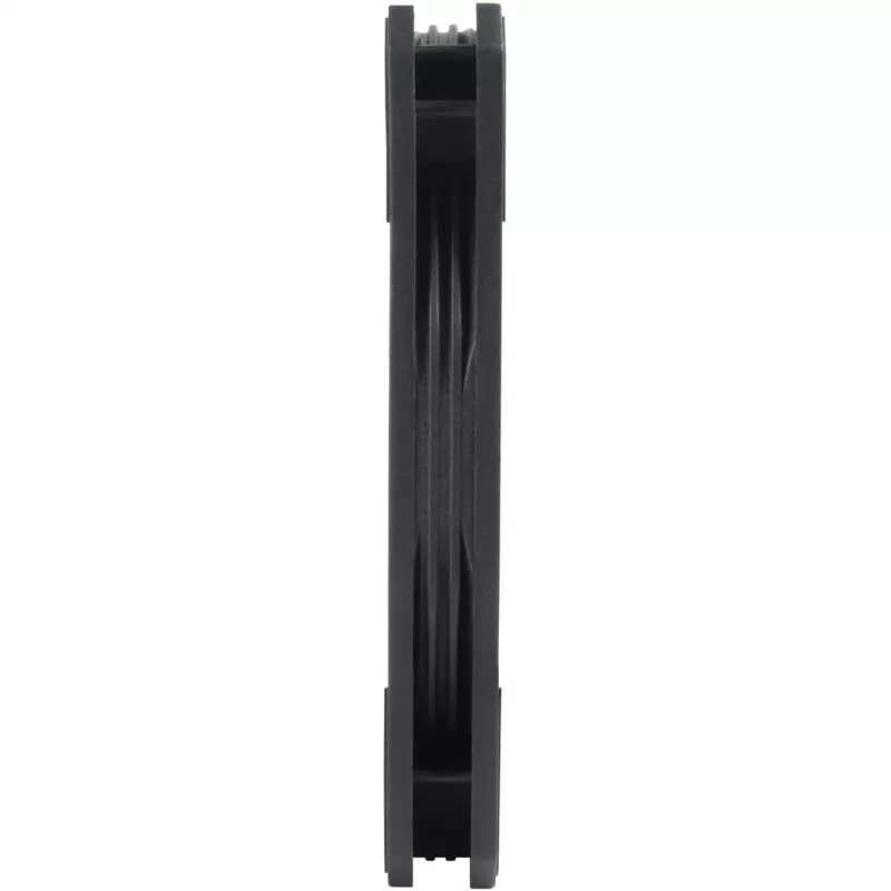 Korpuso ventiliatorius SidabrinėSTONE SST-AS120B 120 mm juodas permatomas, 3 kontaktų