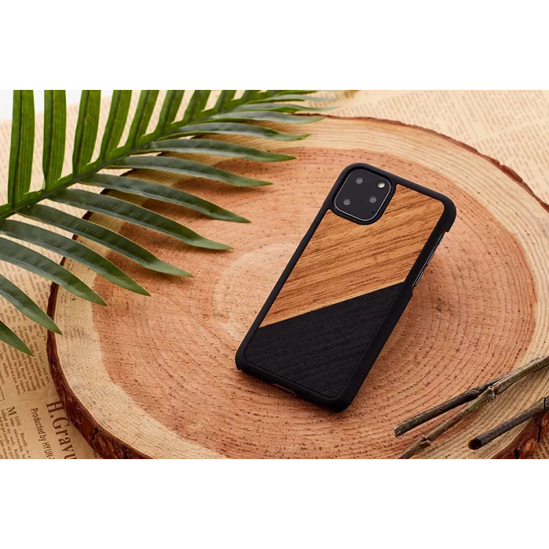 man and wood išmaniojo telefono dėklas iPhone 11 Pro Max — western Juoda apdaila