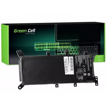 Green Cell nešiojamojo kompiuterio baterija, skirta ASUS A555 F555 K555 R556 X555, LiPo 4000 mAh, 7,6 V, 4 elementai, juoda