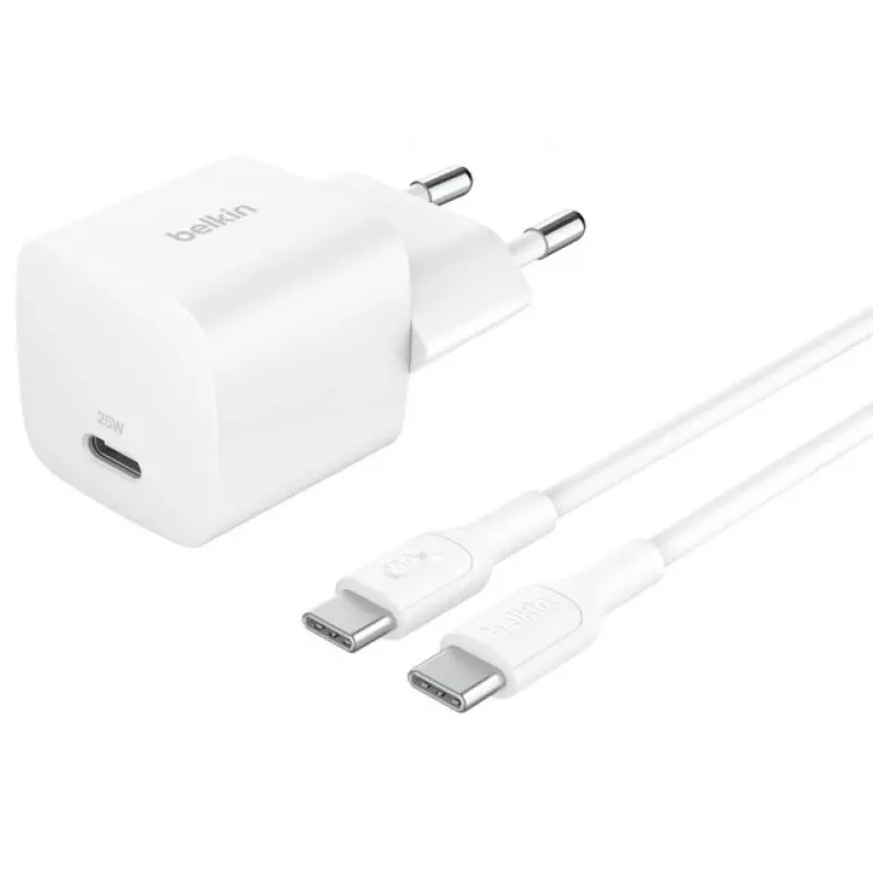 Maitinimo adapteris Belkin BoostCharge WCA012KQ1MWH-B6 25W PD 3.1 PPS USB-C
