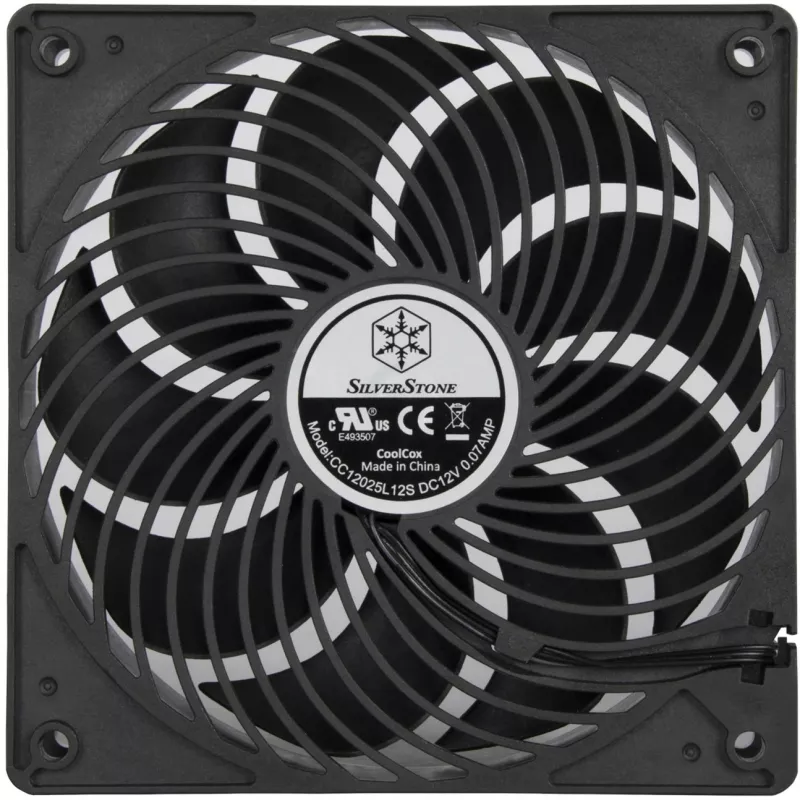 SilverStone SST-AP120I 120 mm korpuso ventiliatorius - juodas
