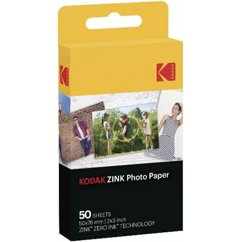 Nuotraukų popierius Kodak ZINK 50 vnt. 50 x 76 mm