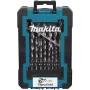 Grąžtų rinkinys Makita D-78352 HSS-GS, 19 vienetų greitaeigio plieno spiraliniai grąžtai