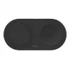 Belkin WIZ021VFBK – belaidis 2-in-1 įkrovimo kilimėlis su Qi2 technologija 15 W, juodas