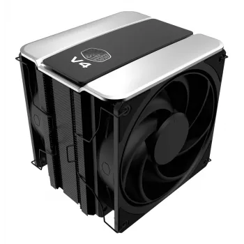Procesoriaus oro aušintuvas Cooler Master V4 Alpha 3DHP, 120 mm ventiliatorius, LGA1700/AM5 suderinamas, juodas