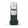 Gigaset A690HX analoginis/DECT telefonas su skambučio numerio atpažinimu, juodas, sidabrinis