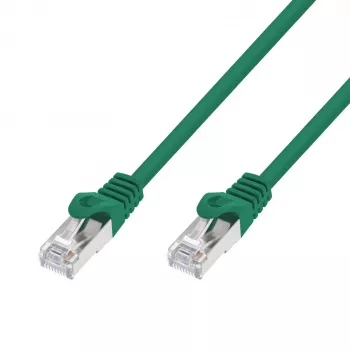 “Patchcord” LAN Extralink Cat.7 S/FTP 0.5 m 20G, žalias, varinis vytos poros kabelis (EX.38749)