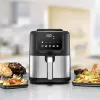 Karšto oro gruzdintuvė Rommelsbacher FRH 1500 — 5 L, 1500 W, nerūdijantis plienas/juoda