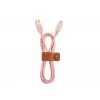 USB laidas Tellur TLL155281 USB 2.0 1 m USB A USB C rožinis auksas