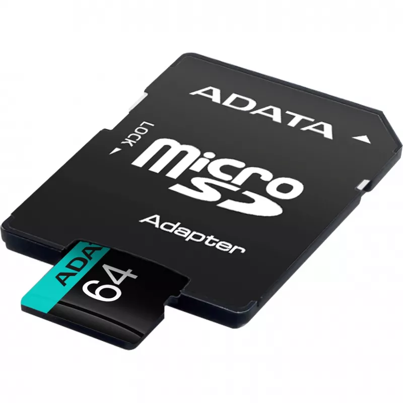 Flash atmintinė ADATA 64GB MicroSDXC UHS-I Premier Pro