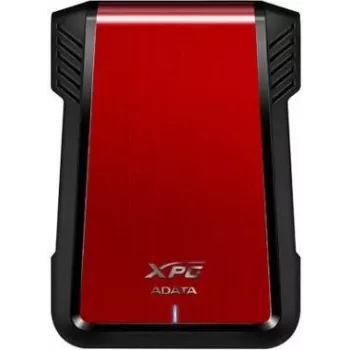 ADATA EX500 HDD/SSD korpusas juoda, raudona 2,5 colio