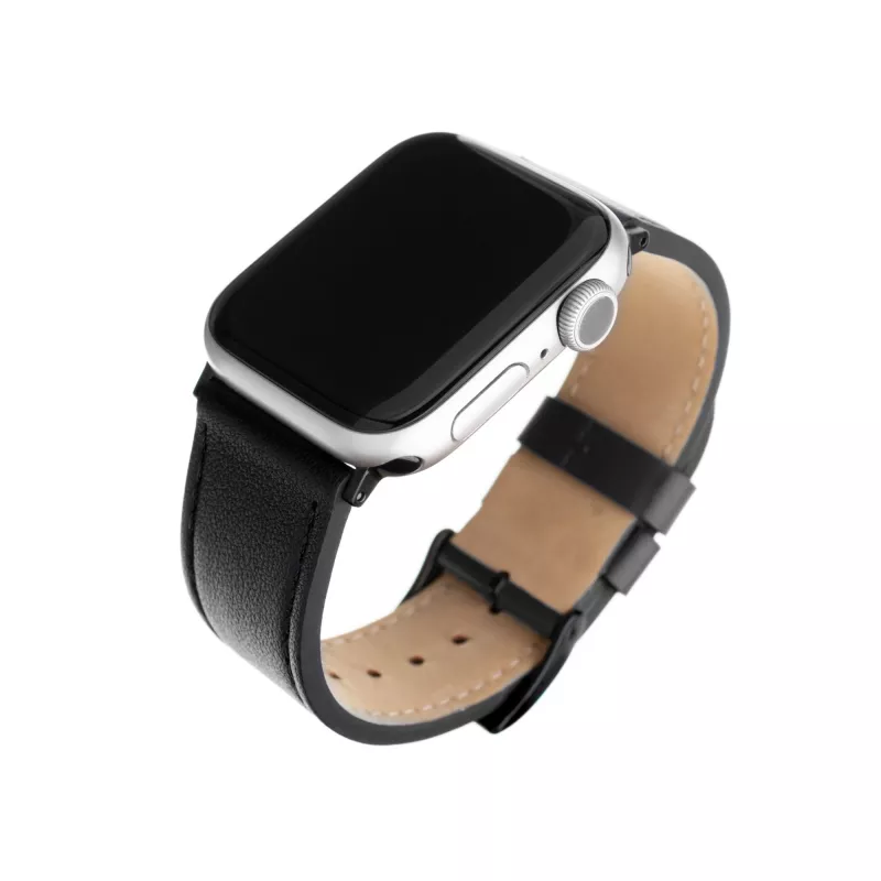 Odinis dirželis Apple Watch FIXED FIXLST-434-BK — juodas, pakaitinis dirželis