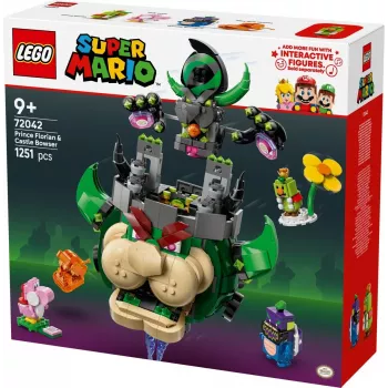 Konstruktorius LEGO Super Mario Princas Florianas ir Bowserio pilis rinkinys 72042