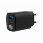 Mobiliųjų įrenginių įkroviklis Gembird TA-UC-PDQC30LCD-BK-01 Greitas įkrovimas Juodas