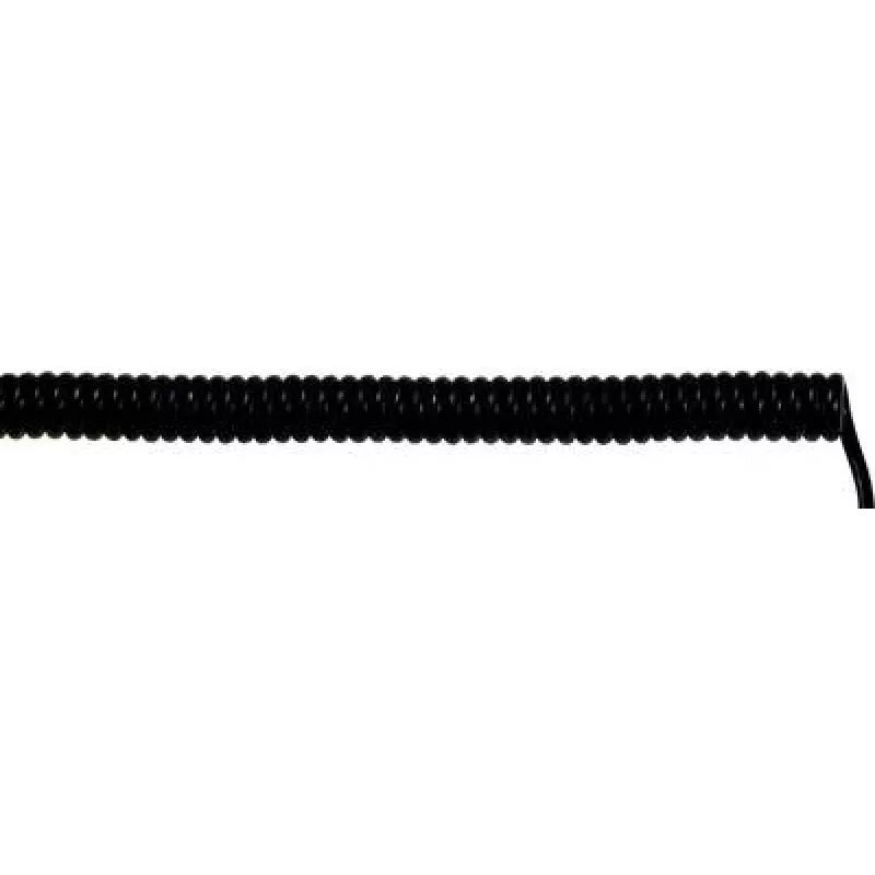 LappKabel spiralinis kabelis UNITRONIC® SPIRAL 500 mm / 2000 mm 5 x 0,14 mm² juodas 73220219 1 vnt. (73220219)