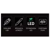 Neon Lights Dog MANTA SNL68MT prancūzų buldogo stiliaus dekoratyvinis neoninis ženklas