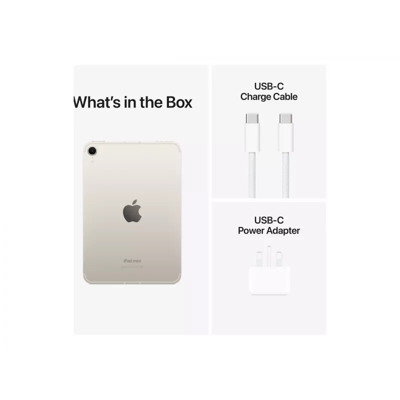 iPad mini Wi-Fi + Cellular 256GB Starlight
