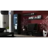 Cama TV stovas SOHO 180 juodas/juodas blizgus