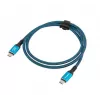 Laidas USB-C M/M USB4 1,5 m 240 W 60 Hz juoda-mėlyna
