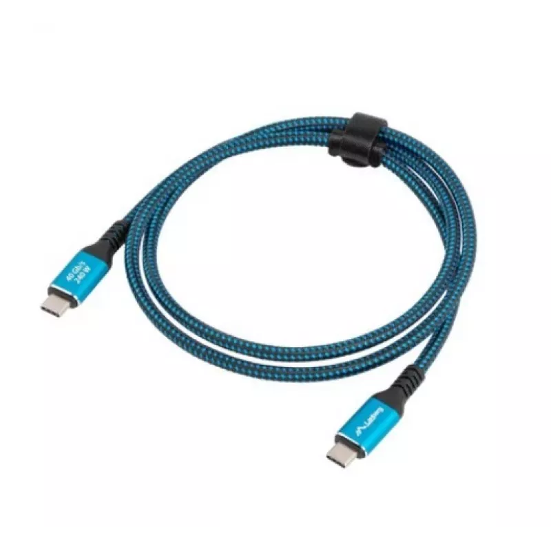 Laidas USB-C M/M USB4 1,5 m 240 W 60 Hz juoda-mėlyna