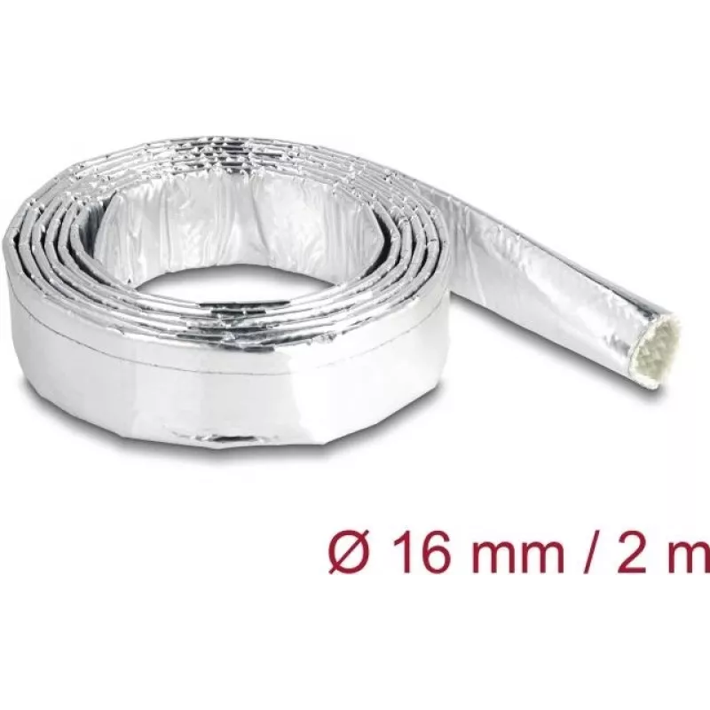 Kabelio įvorė DeLOCK 19003 stiklo pluošto aliuminis 2 m x 16 mm -40 iki 200 °C