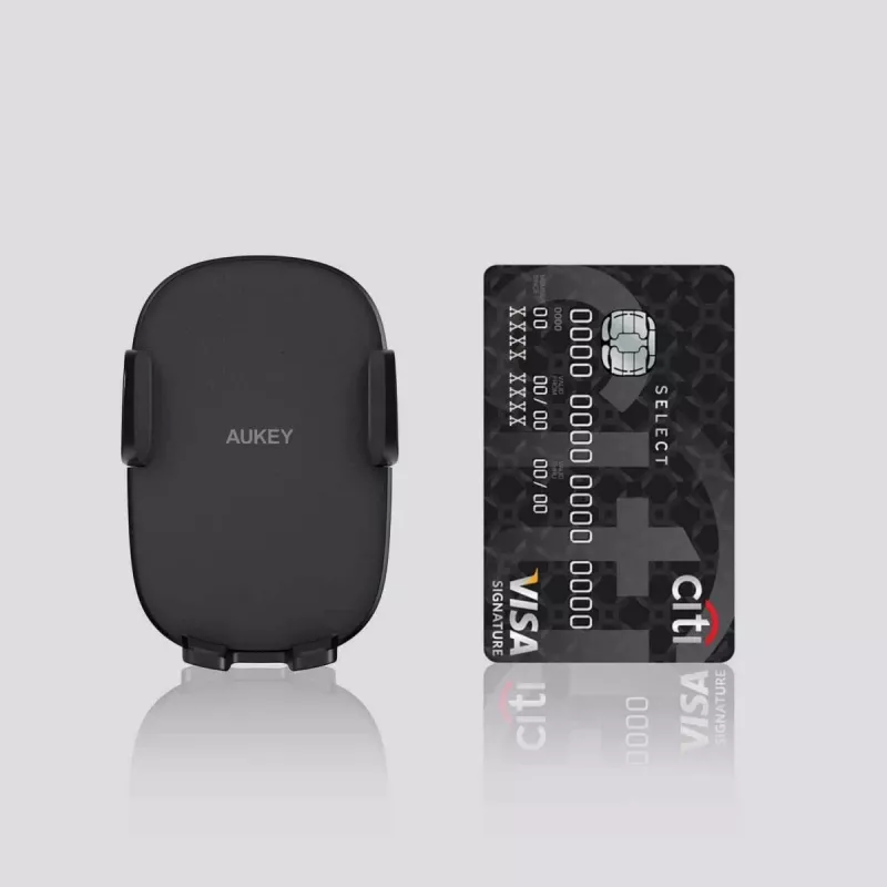 Telefono laikiklis Aukey HD-C48 reguliuojamas 360° išmaniesiems telefonams ir mažiems planšetiniams kompiuteriams, spaustuko tvirtinimas, pasukama ranka