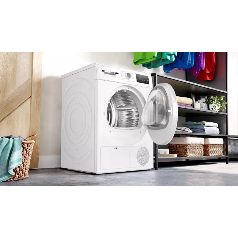 Bosch WTH86277PL šilumos siurblio skalbinių džiovyklė 8 kg balta