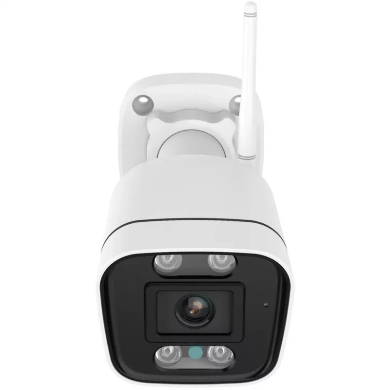 Foscam V8P Wi-Fi stebėjimo kamera balta 8MP (3840x2160), dviejų juostų Wi-Fi, integruotas prožektorius ir signalinė sirena (V8P-W)