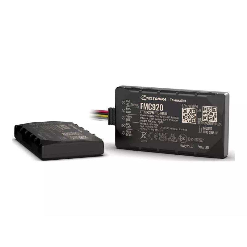 GPS sekimo įrenginys Teltonika FMC920 4G LTE CAT 1 0,128 GB juodas
