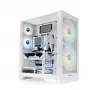Kompiuterio korpusas THERMALTAKE View 390 TG Snow White midi bokštas su grūdinto stiklo plokštėmis