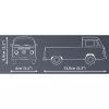 Cobi model kit Volkswagen T2a flatbed truck 1:35 scale Pilka