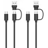 USB 3.2 Gen 1 (3.1 Gen 1) laidas Speedlink SL-460101-BK, 3 m, USB A/USB C į USB C, juodas