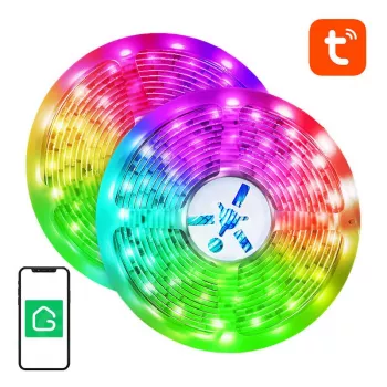 Išmanusis LED šviesos juostelė NiteBird SL3 by gosund | nitebird — WiFi RGB, 2×5 m, Tuya