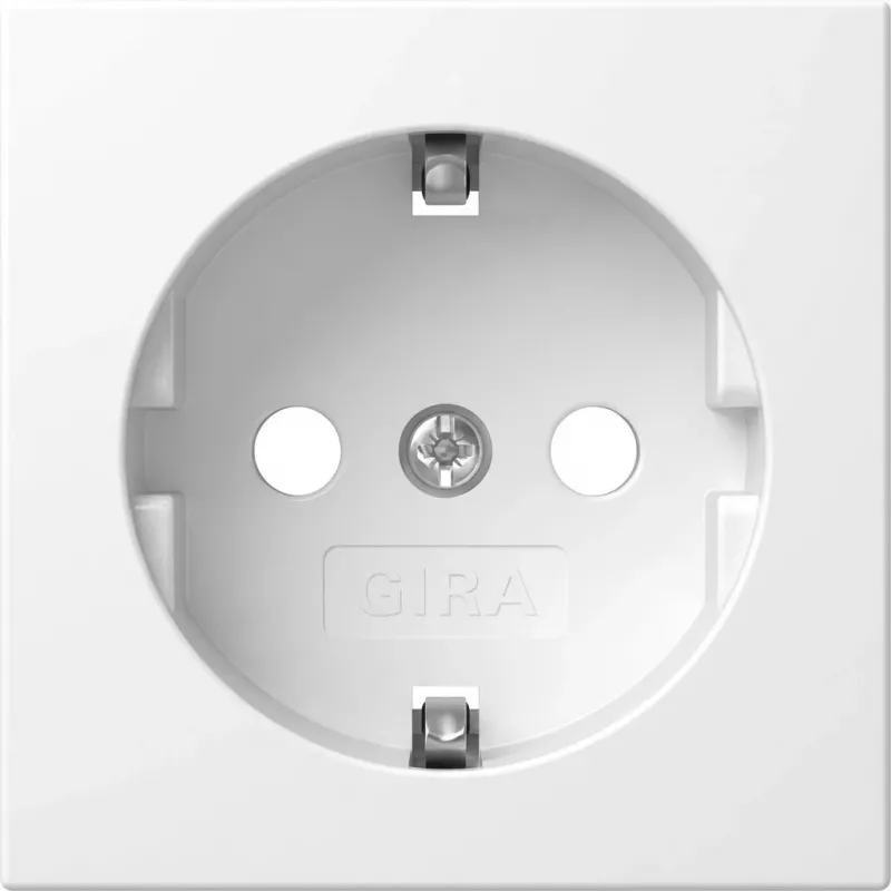 Kištukinis lizdas Schuko Gira System 55 Reinweiß 1-gang (MPN 492003)