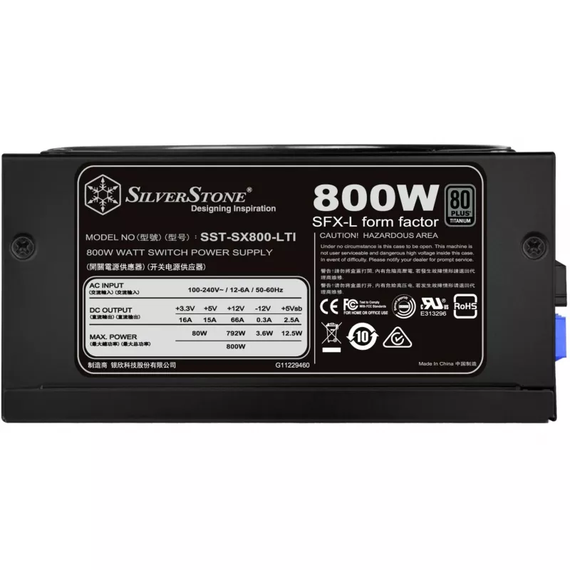 Maitinimo blokas SidabrinėStone SST-SX800-LTI v1.2 800W