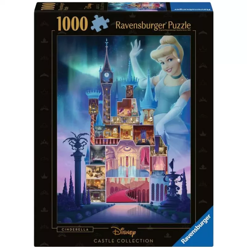 Puzzle Disney Castle Collection: Pelenė (1000 dalių)