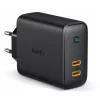 AUKEY PA-D2 mobiliojo įrenginio įkroviklis 36 W juodas Vidinis
