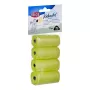 Išmatų maišeliai Trixie Lemon Scented M — 20 vnt. ritinyje, 4 ritinėliai (80 maišelių), geltonas plastikas