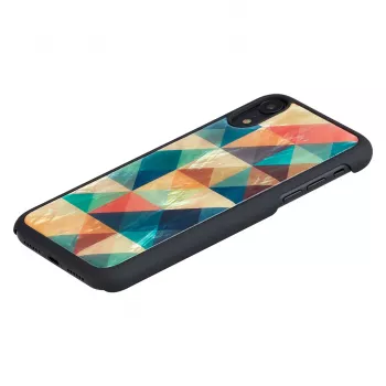 Išmaniojo telefono dėklas iKins, skirtas iPhone XR — apsauginis Mosaic Juoda