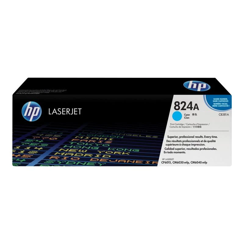 HP 824A Žydra Originali LaserJet dažų kasetė, 21000 puslapių, Žydra, 1 vnt.