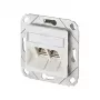 METZ CONNECT 130B12D21102-E - RJ-45 - 6a - -40 - 70 °C - Balta - akrilnitrilo butadieno stireno (ABS) - cinko - GHMT - CE